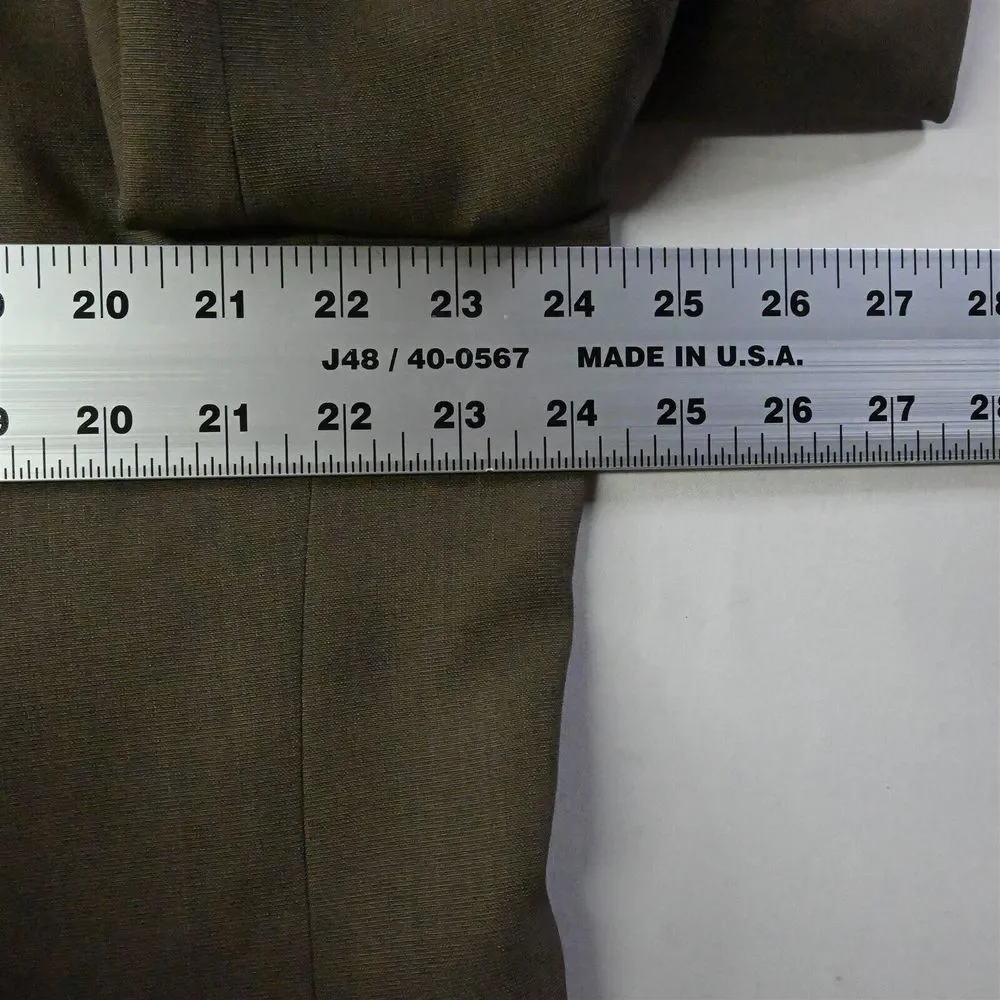 Stafford 46L Brown 2 Button Notch Lapel Mens Blazer Sport Coat Suit‎ Jacket